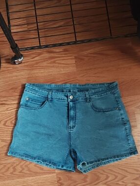 Classic Blue Denim Women's Jean Shorts